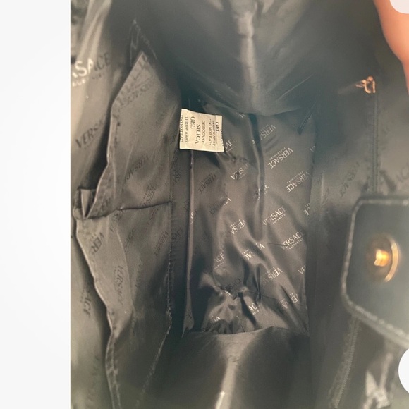 Versace Parfums 2way bag Black and Gold Shoulder Bag - Picture 10 of 10